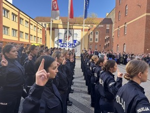Ślubowanie policjantów